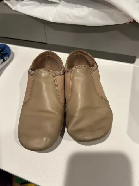 Stelle Unisex Toddler Leather Jazz Slip-On Dance Shoes