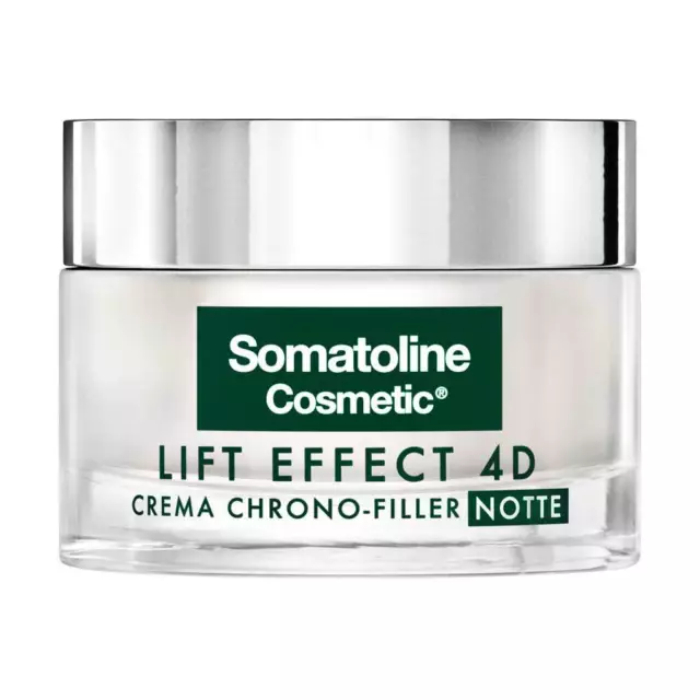 Somatoline Cosmetic Viso - Lift Effect 4D Crema Chrono-Filler Notte, 50ml