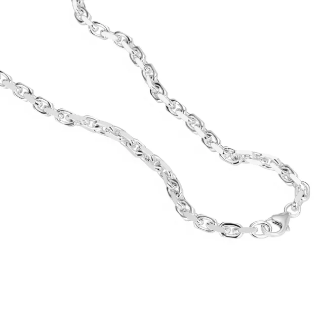 echt 925er Sterlingsilber Schlangenkette Silberkette Damen Kinder Massiv Collier 2