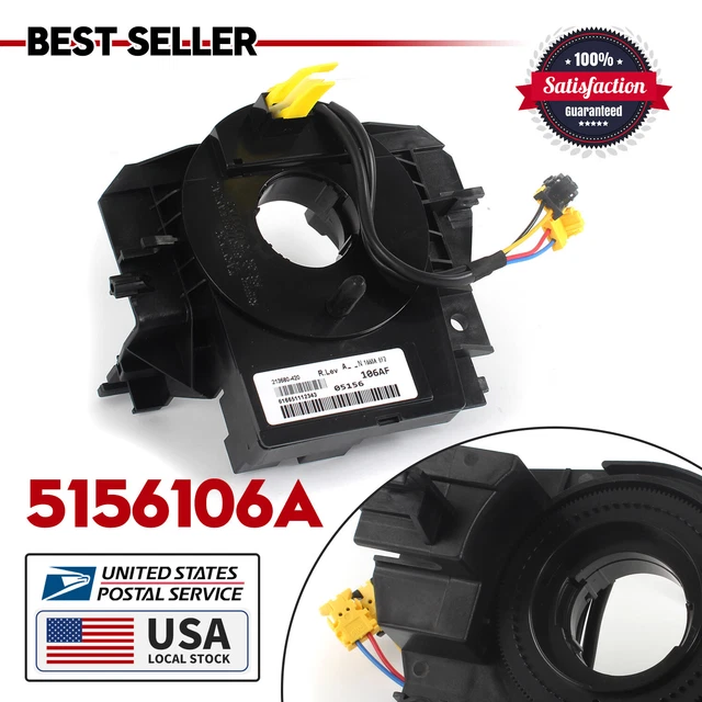 CLOCK SPRING FOR Jeep Wrangler JK 20072018 Without Angle Sensor