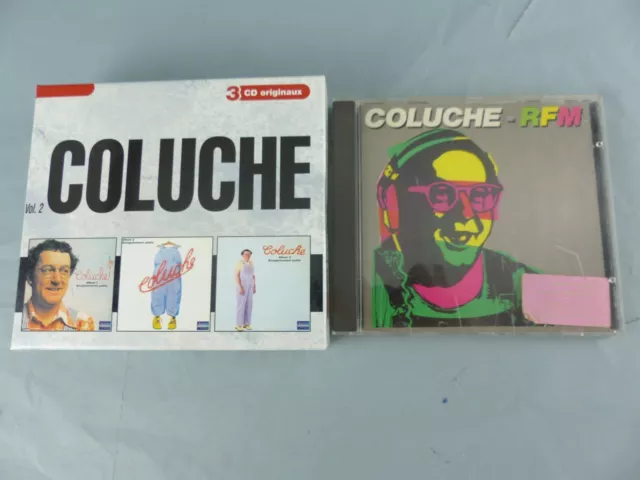 Lot de 4 CD COLUCHE RFM + 3 enregistrement public en coffret