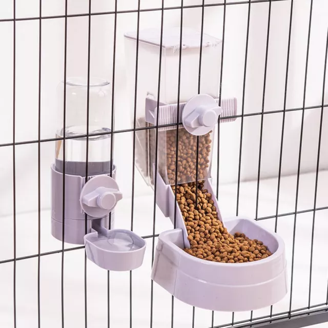 Bowl Cage Hanging Bowls Food Container Automatic Pet Feeder Pet Water Bottle