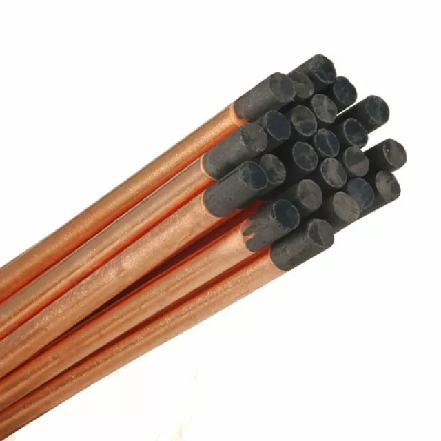 Air Carbon Arc Gouging Rods Copper Round Graphite Electrode Rod For DC 5pcs 2