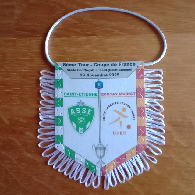 Fanion 7ème Tour Coupe De France 2023 - ASSE Saint-Étienne Vs Rodez A.F