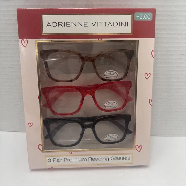 ADRIENNE VITTADINI 3 Pair +2.50 Premium Reading Glasses  display picture 3