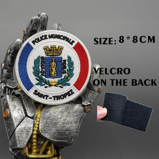 Patch ricamata Guardia Costiera Ausiliaria fondo bianco - Le Divise