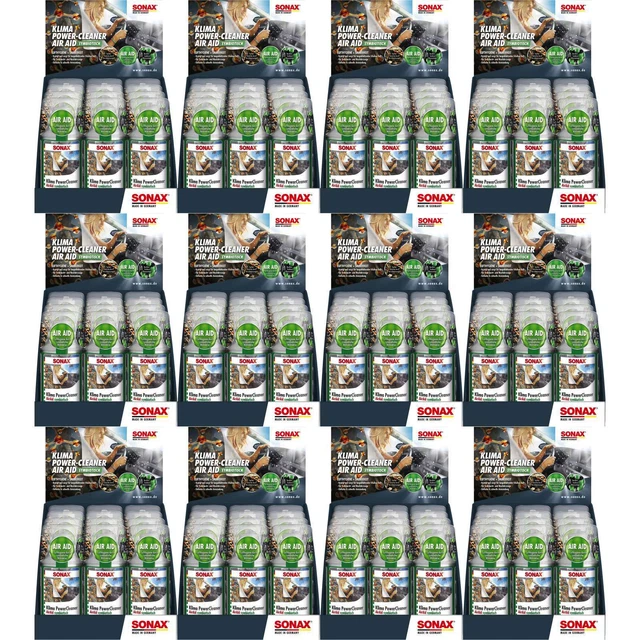 Sonax KlimaPowerCleaner AirAid display da banco simbiotico 100 ml set VPE 12 pezzi