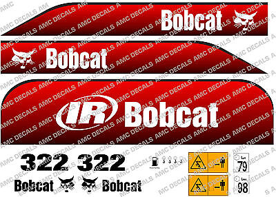 Bobcat Bobcat X328 Mini Bagger Aufkleber Satz 