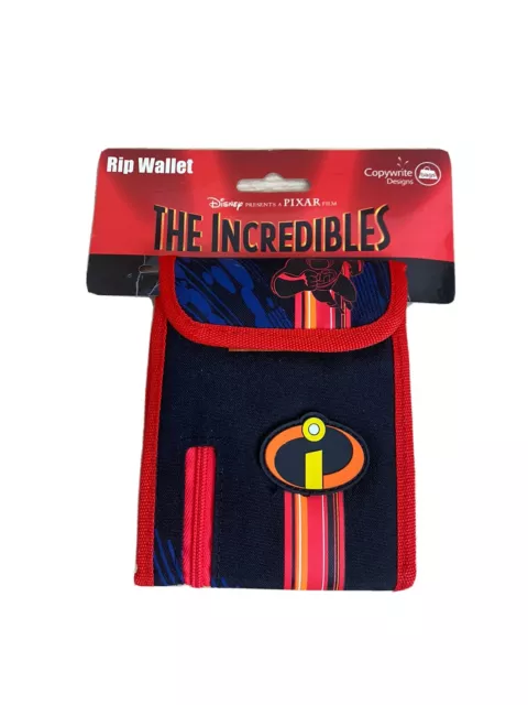 Gli Incredibili Portafoglio Disney Pixar Nuovissimo Ragazzi Bambini Regalo di Natale Compleanno
