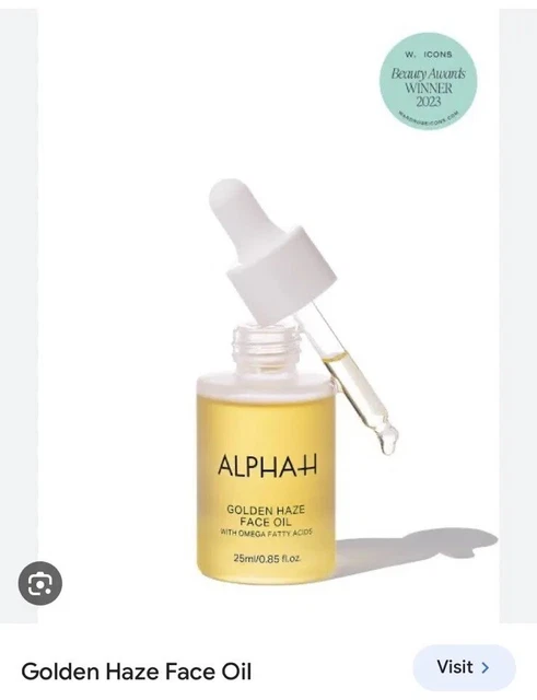BNIB Alpha-H Golden Haze Facial Oil 25ml
