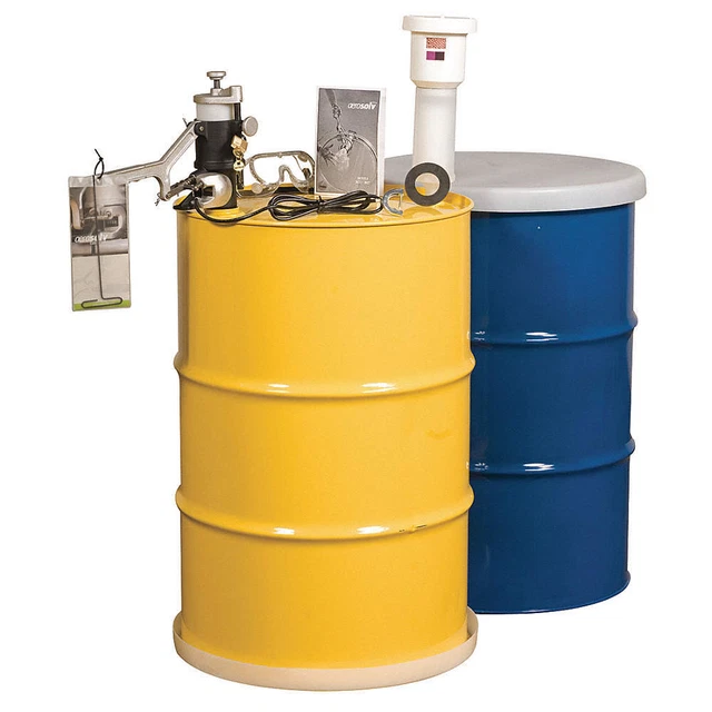 JUSTRITE 28231 Dual Aerosol Can Disposal with Counter