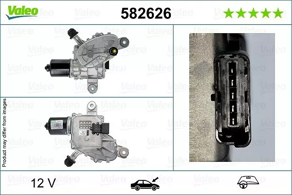 VALEO Wischermotor Links, Vorne für CITROËN