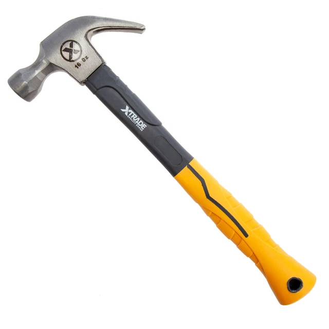 XTrade 455ml Pied de Biche Marteau Avec Poignée Fibre Verre Caoutchouc X0900086