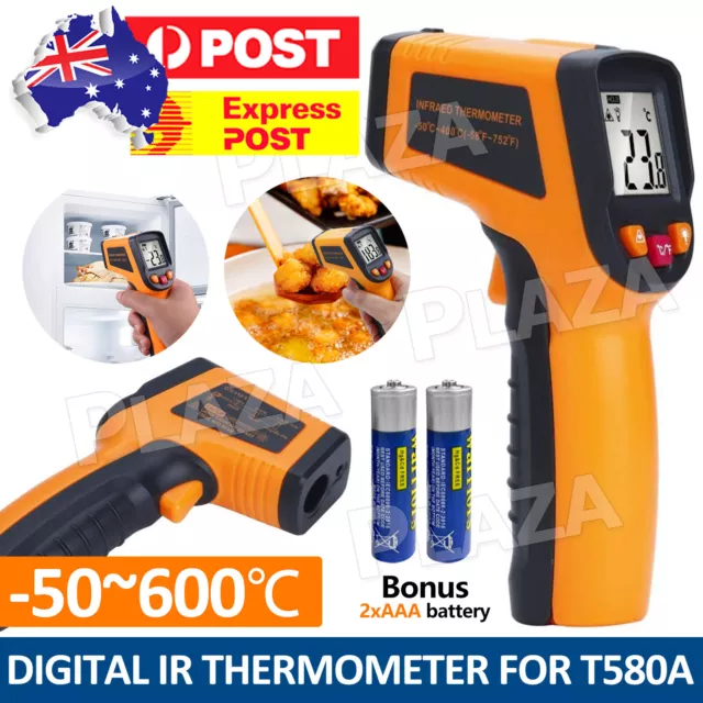 Temperature Gun Non-contact Digital Laser Infrared Thermometer LCD IR Temp Meter