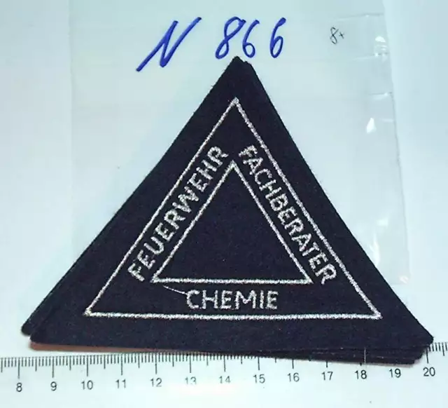 Feuerwehr Abzeichen Dreieck Tätigkeit Chemie 1 Stück (n866)