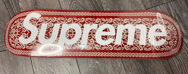 SUPREME CELTIC KNOT Skateboard Deck - Red - FW21 - Brand New