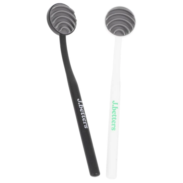 2 piezas cepillo raspador de lengua oral portátil cepillo limpio de lengua para limpieza