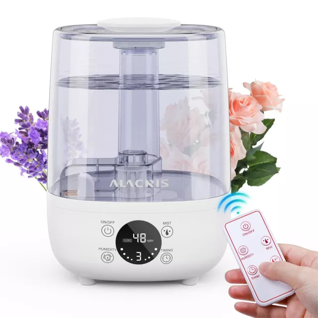 ALACRIS 4L Ultrasonic Cool Mist Air Humidifier Smart Constant Humidity w/ Timer