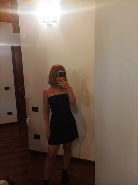 Vestito da donna elegante sexy cerimonia corto mini abito per sera damigella