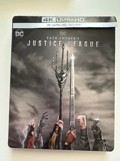 Blu-ray 4k Zack Snyder's Justice League Steelbook Blu-ray 4K