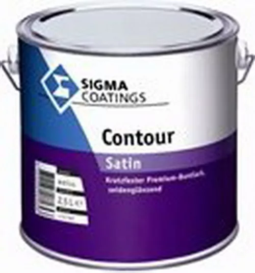 SIGMA  Contour PU Satin  2,5ltr Lack Lackfarbe weiß