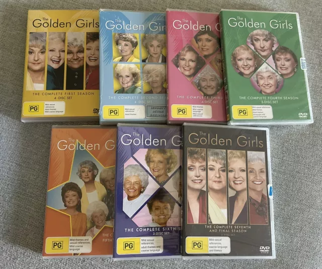 The Golden Girls Complete DVD Series Seasons 1 - 7 (1985/1992) - REGION 4