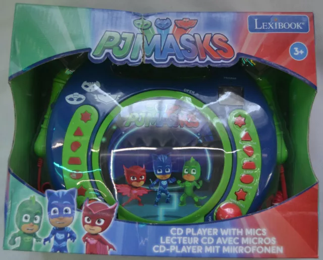 Lexibook PJMASKS RCDK100PJM Lecteur CD karaoké enfant avec 2 microphones Neuf