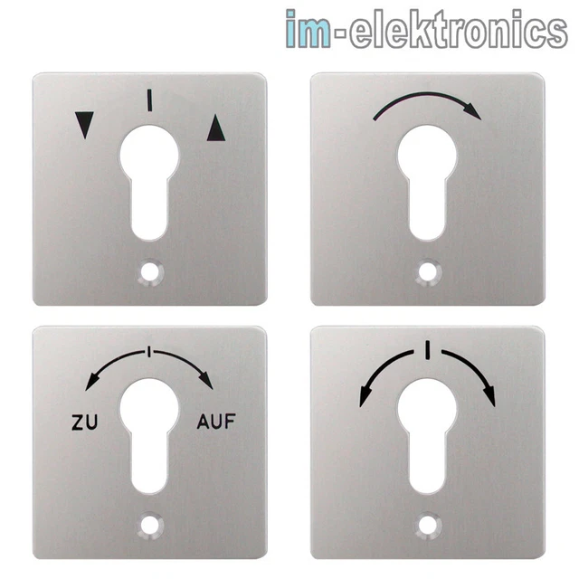 Drucktaster STOP/HALT Für Geba Schlüsselschalter – APZ/EPZ 2-2T, Einbaumaß 30,5 Mm, Tastend, Grau/rot