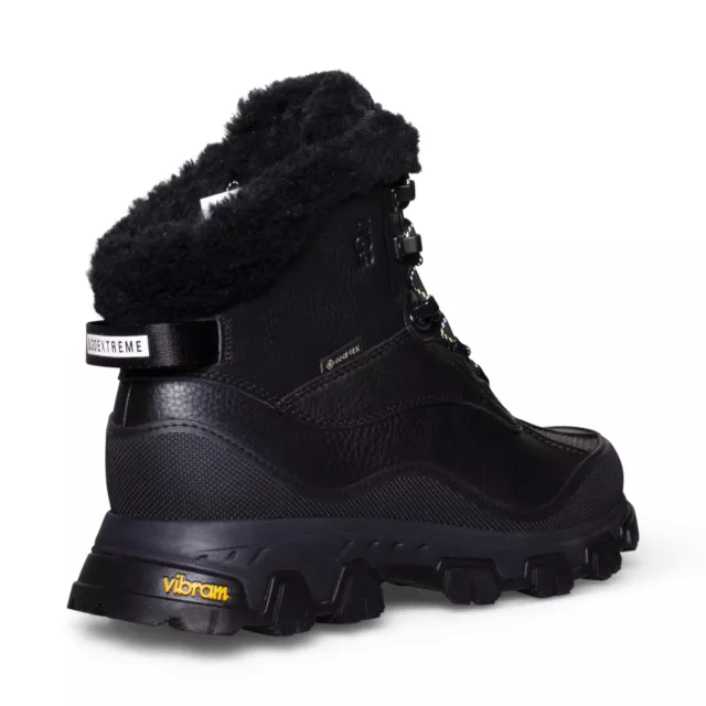 UGG ADIRONDACK MERIDIAN Hiker Black Leather Waterproof Women's Boots ...