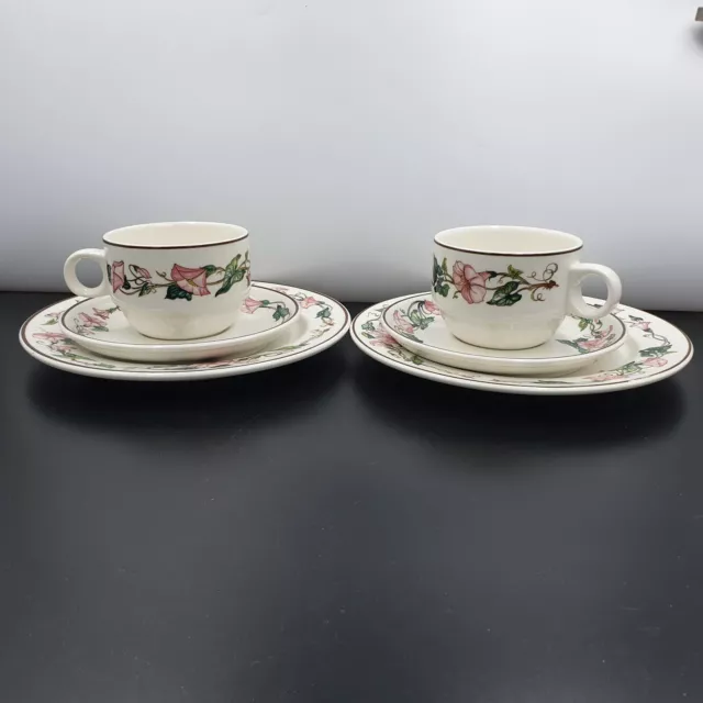 Set De 2 Petits Dejeuners 3 Pieces Ceramique Villeroy Et Boch Palermo 1970 - N°2