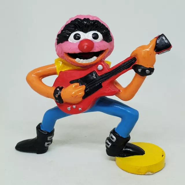 Vintage Animal Playing Guitar PVC Figure Muppets 1990 HA! Cake Topper