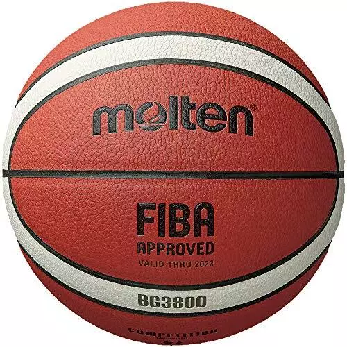 Molten BG3800 Series, Indoor/Outdoor Basketball, FIBA Approved, Size 7, 2- To...