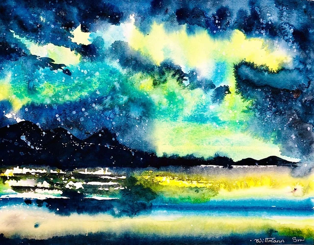 Dipinto a Olio Su Tela Fatto a Mano. Texture Artistica Astratta