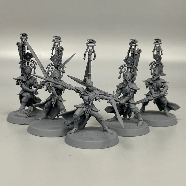 x5 Vanari Bladelords Plastique Warhammer AOS | P-00MM5