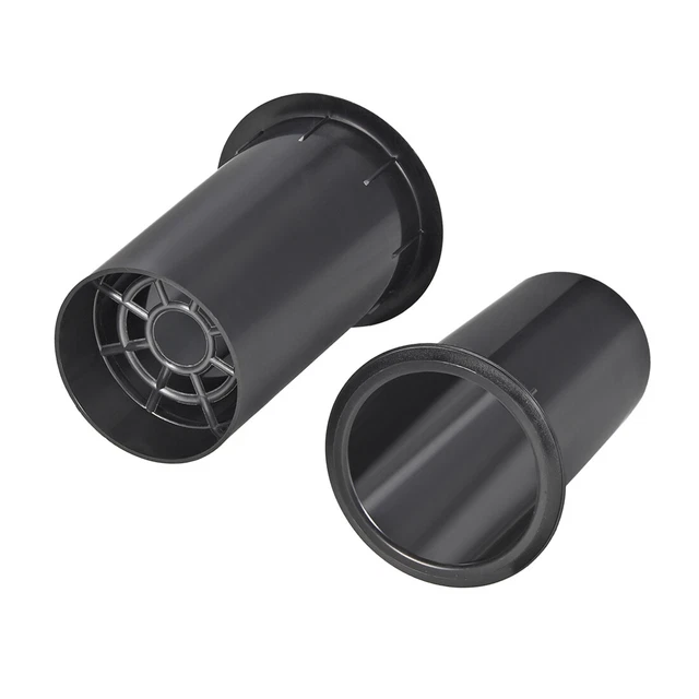 Tubo de Puerto de Altavoz de 64mm x 115mm, Tubo Reflejo de Bajo y Subwoofer 2uds
