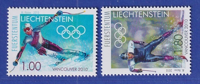 Liechtenstein 2010 Olympische Winterspiele Ski alpin Mi.-Nr. 1543-44 **