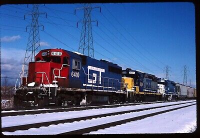 Original Rail Slide - GTW Grand Trunk Western 6410 + CSX + Wickliffe OH 1-2000