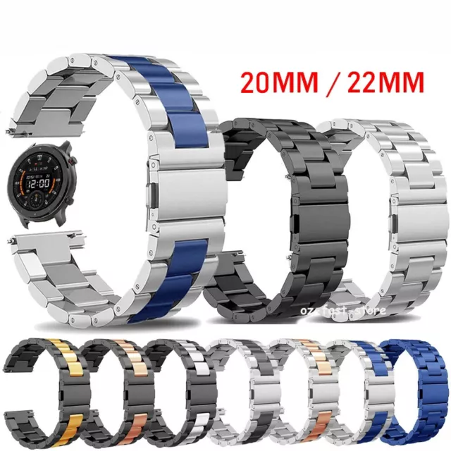 Metal Watch Band Stainless Strap For Samsung galaxy watch 6 5 4 Classic 43/46/47