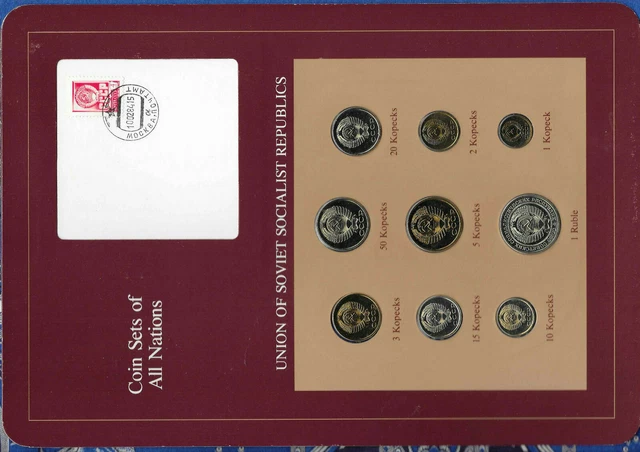 Coin Sets of All Nations USSR Russia UNC All 1978 but 3,50 Kopecks 1979 100284