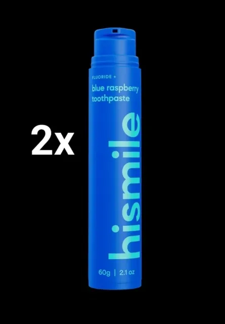 Hismile Bleu Framboise Goût toothpaste Véritable Autorisé Vendeur Haute - 2 Lot