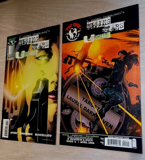 Rising Stars Untouchable Lot of 2 #1, 2 Top Cow Productions Comic Books