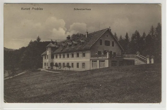 AK Bad St. Leonhard in Lavanttal, Preblau, Schweizerhaus 1908