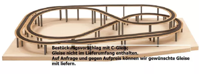 NOCH 53605 Ho Easy-Track Kit Andreastal Dimensions 210x120cm Produit Neuf 1:87