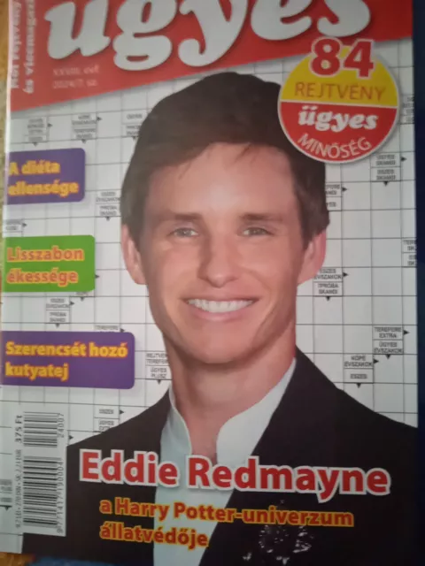 Eddie Redmayne Hungarian magazine  2024