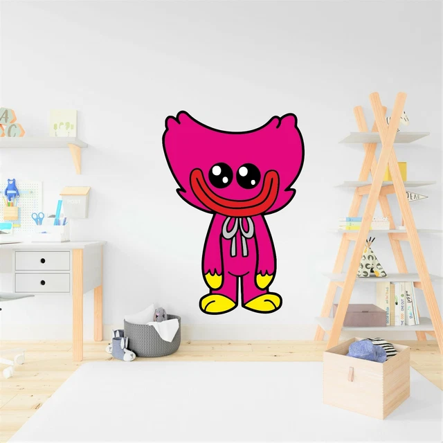 Adesivi da parete Poppy Playtime Huggy Wuggy bambini bambine ragazzi camera da letto rosa