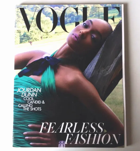 Vogue Magazine | November 2019 | Jourdan Dunn | Eddie Redmayne, Eva Herzigova