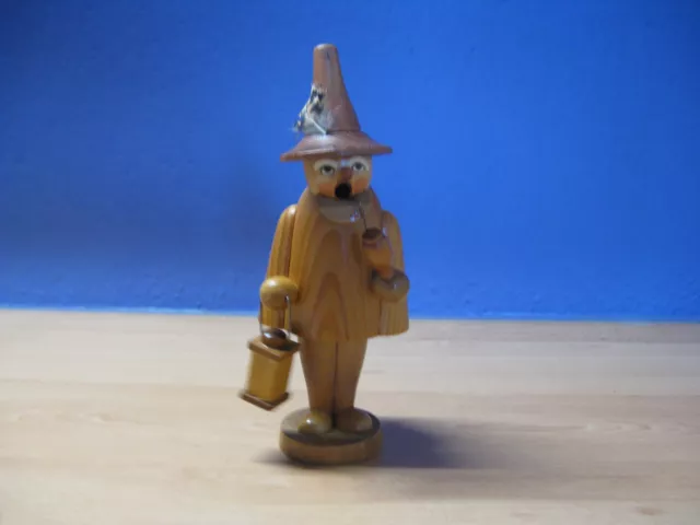 Erzgebirge Volkskunst, Räuchermännchen "Nachtwächter", Vintage