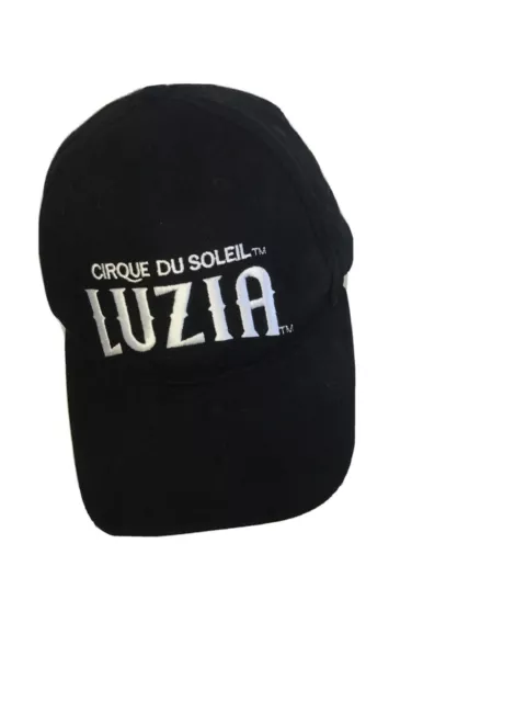 Cirque Du Soleil Luzia Black  Hat Cap Colorful Liner EUC Collectors