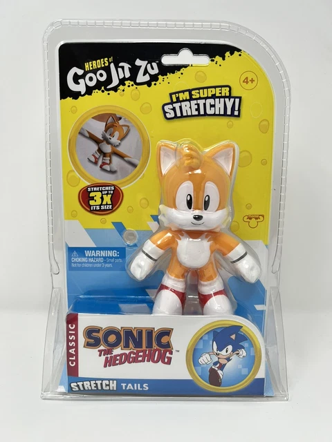 BANDAI Goo Jit Zu Action Figure Sonic - Tails Che Si Strizza E Allunga - Universo Sonic - 2