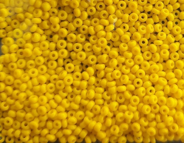 Gutermann 773875 9/o Perline di semi 20g colore 1557 giallo opaco